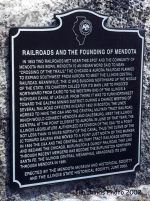 Sign about RR's in Mendota 2002